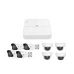 UNV-KIT-8CAM+NVR8CH-POE-L - KIT UNV 8CH PoE | 2.0MP | TASA Bits 80 Mbps | P2P | ONVIF - Uniview
