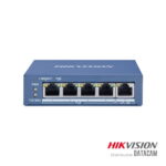 DS3E0505P-E/M - SWITCH 4 PUERTOS POE 1 UPLINK - 12VDC/220V  - Hikvision
