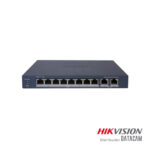 DS-3E1510P-EI - SWITCH ADMINIS 8 POE ALL 1000M (1G) + 2 UP RJ45 GIGABITE - 110W - HIKVISION